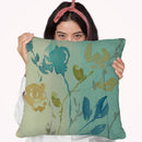 Spa & Sage Bouquet I Throw Pillow By World Art Group