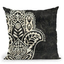 Night Hamsa I Throw Pillow By World Art Group