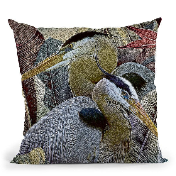 Two To Tango Throw Pillow By World Art Group