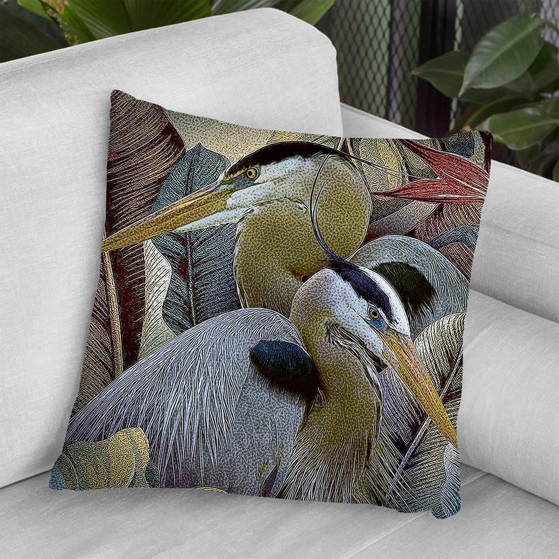 Two To Tango Throw Pillow By World Art Group