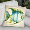 Aquarium Fish I Throw Pillow By World Art Group