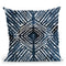 Indigo Ink Motif Iv Throw Pillow By World Art Group