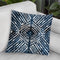 Indigo Ink Motif Iv Throw Pillow By World Art Group