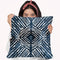 Indigo Ink Motif Iv Throw Pillow By World Art Group