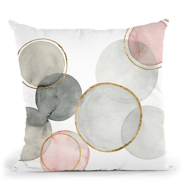 Gilded Spheres I Copy Throw Pillow By World Art Group