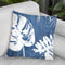Tropical Indigo Impressions I Throw Pillow By World Art Group