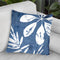 Tropical Indigo Impressions Ii Throw Pillow By World Art Group