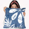 Tropical Indigo Impressions Ii Throw Pillow By World Art Group