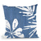 Tropical Indigo Impressions Iii Throw Pillow By World Art Group