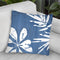 Tropical Indigo Impressions Iii Throw Pillow By World Art Group