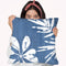 Tropical Indigo Impressions Iii Throw Pillow By World Art Group