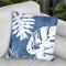 Tropical Indigo Impressions Iv Throw Pillow By World Art Group