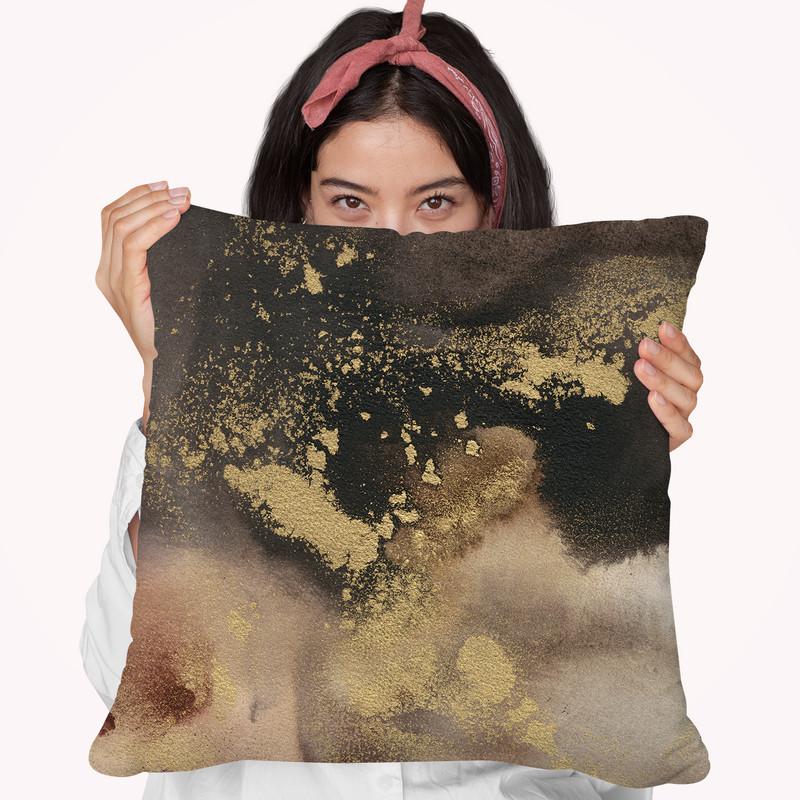 Mountain Seasons I Throw Pillow By World Art Group