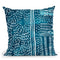 Sashiko Stitches Ii Throw Pillow By World Art Group