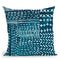 Sashiko Stitches Iv Throw Pillow By World Art Group