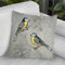 Silvered Aviary I Throw Pillow By World Art Group