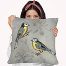 Silvered Aviary I Throw Pillow By World Art Group