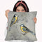 Silvered Aviary I Throw Pillow By World Art Group