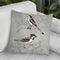Silvered Aviary Iv Throw Pillow By World Art Group