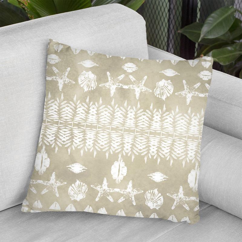 Tribal Coast Iii Throw Pillow By World Art Group