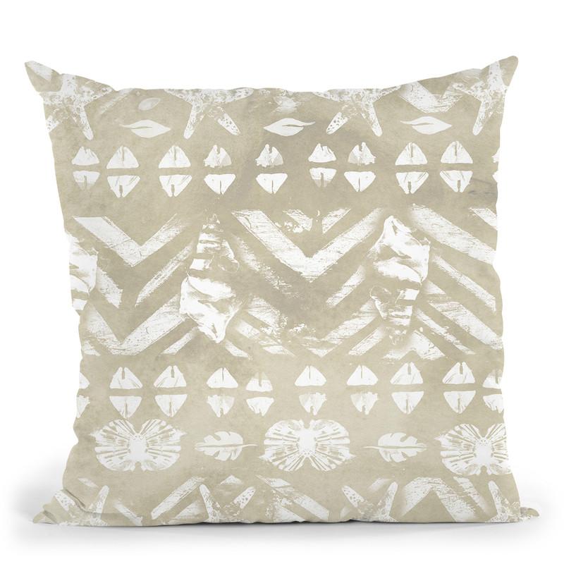 Tribal Coast Iv Throw Pillow By World Art Group