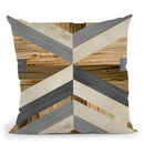 Geometric Inlay I Throw Pillow By World Art Group