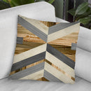 Geometric Inlay I Throw Pillow By World Art Group