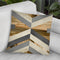 Geometric Inlay I Throw Pillow By World Art Group