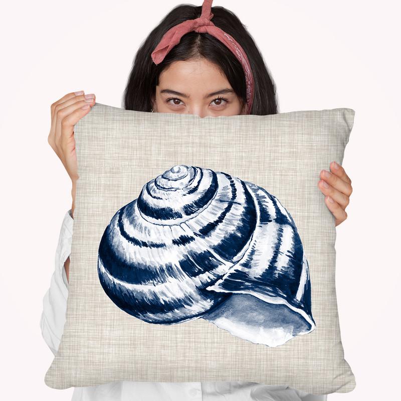 Ocean Memento I Throw Pillow By World Art Group