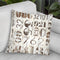 Weathered Numbers I Throw Pillow By World Art Group