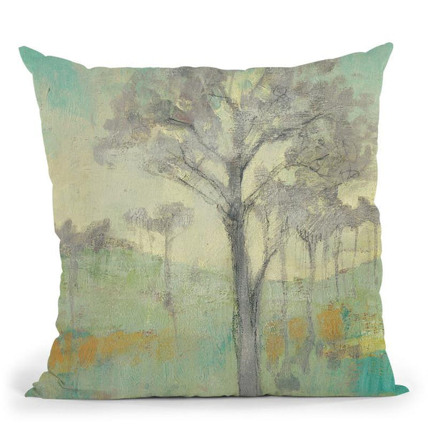 Tree Stand I Throw Pillow By World Art Group