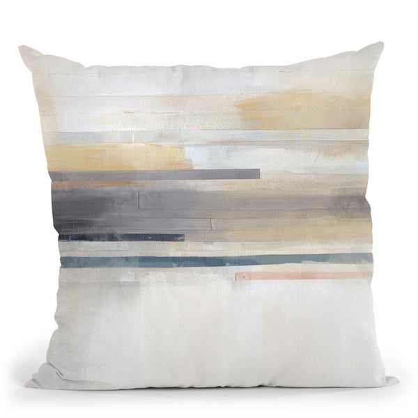 Sandy Coast I Throw Pillow By World Art Group