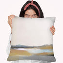 Grey Dunes Ii Throw Pillow By World Art Group