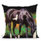 Color Square Ii Throw Pillow By World Art Group