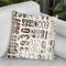 Weathered Numbers Ii Throw Pillow By World Art Group