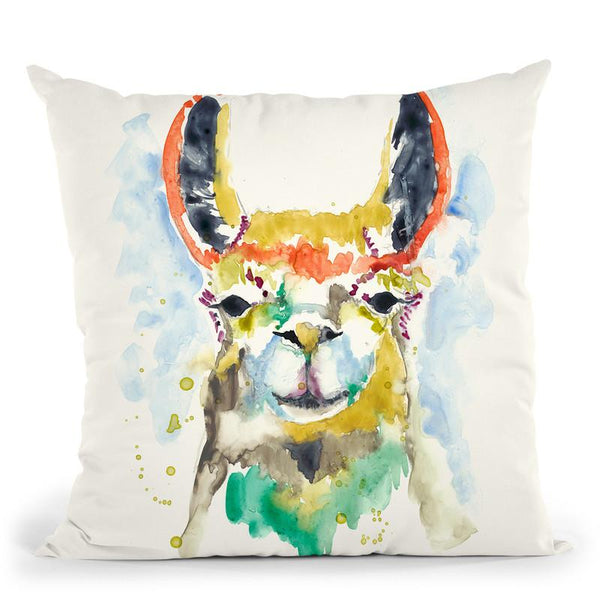 Hifi Llama Ii Throw Pillow By World Art Group