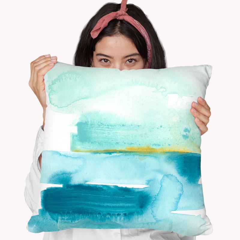 Liquidoreline I Throw Pillow By World Art Group