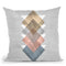 Diamond Allign I Throw Pillow By World Art Group