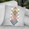 Diamond Allign I Throw Pillow By World Art Group