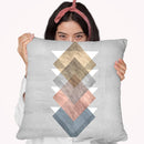 Diamond Allign I Throw Pillow By World Art Group
