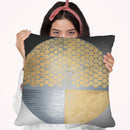 Geomtric Circle I Throw Pillow By World Art Group