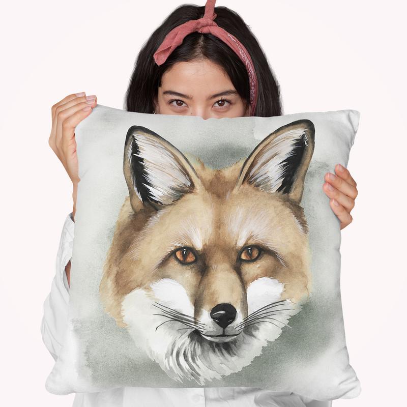 Greenwood Animals I Throw Pillow By World Art Group