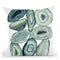 Stacked Agate Ii Throw Pillow By World Art Group