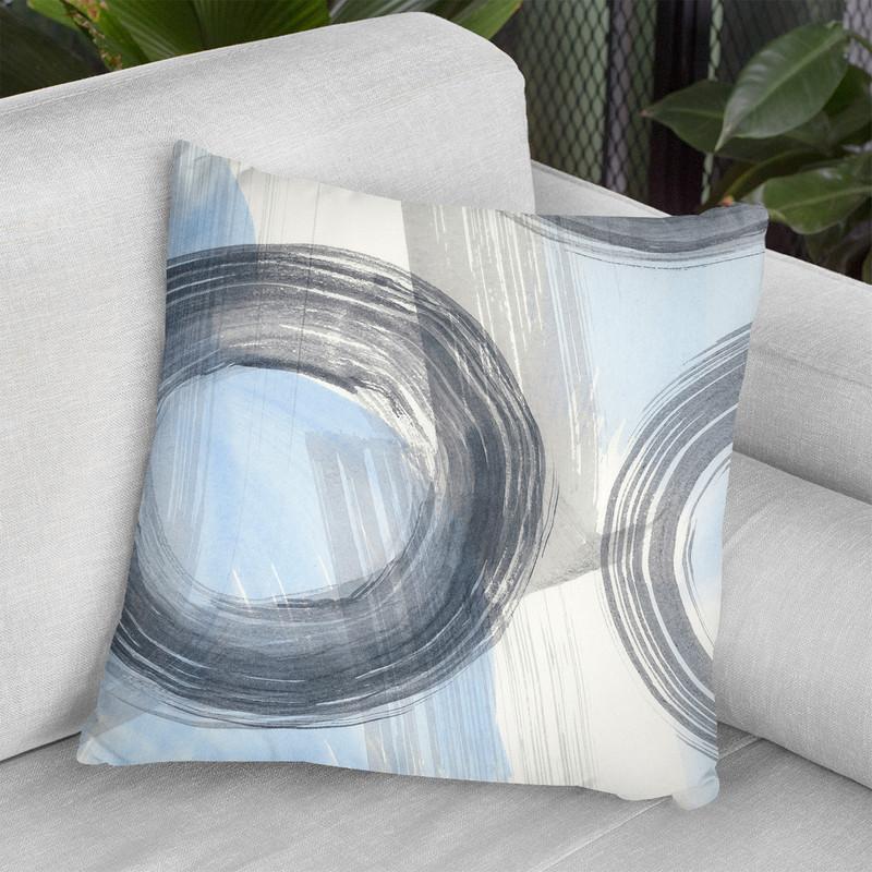 Twist And Turns I Throw Pillow By World Art Group