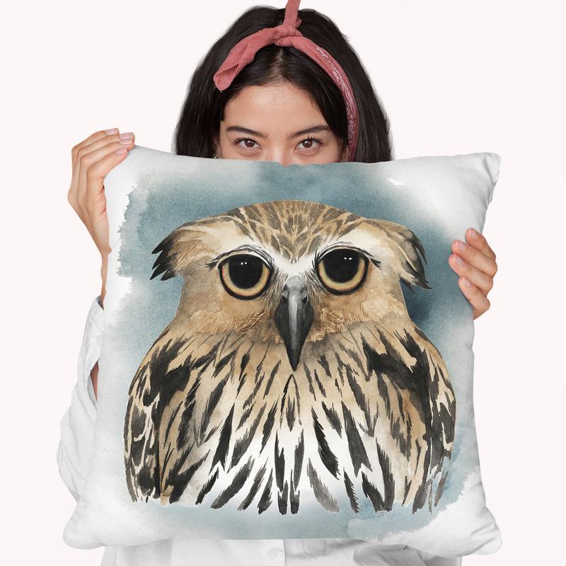 Greenwood Animals Ii Throw Pillow By World Art Group