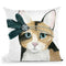 Downton Cat Ii Throw Pillow By World Art Group