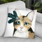 Downton Cat Ii Throw Pillow By World Art Group
