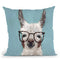 Llama Specs I Throw Pillow By World Art Group