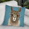Llama Specs Iv Throw Pillow By World Art Group