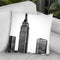 Nyc In Pure B&W Xviii Throw Pillow By World Art Group